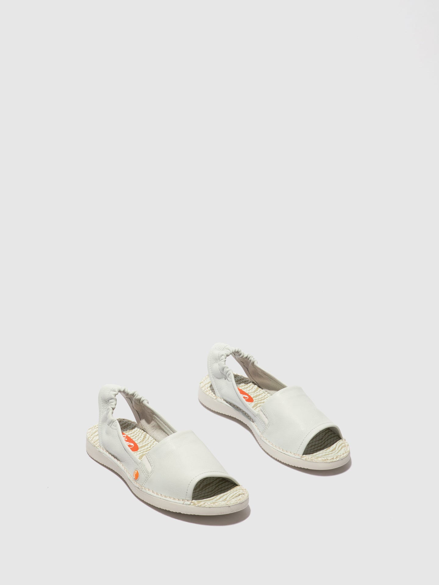 Softinos Sling-Back Sandals TEE430SOF SMOOTH WHITE